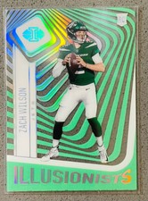 2021 Panini Illusions #ILL-11 Zach Wilson Acetate Illusionists Rookie RC Emerald