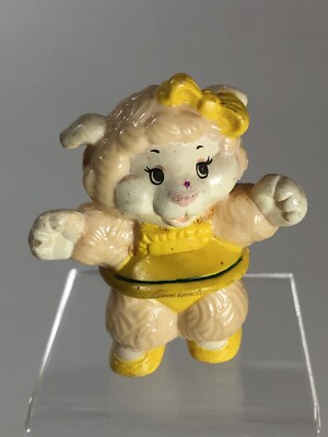 The Get Along Gang Woolma Lamb Mini PVC Figure 1984 Tomy Vintage Cute