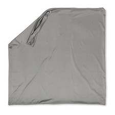 16" x 16" Cover Throw Pillowcases - 85/15 Nylon/Spand Silky Dark Grey