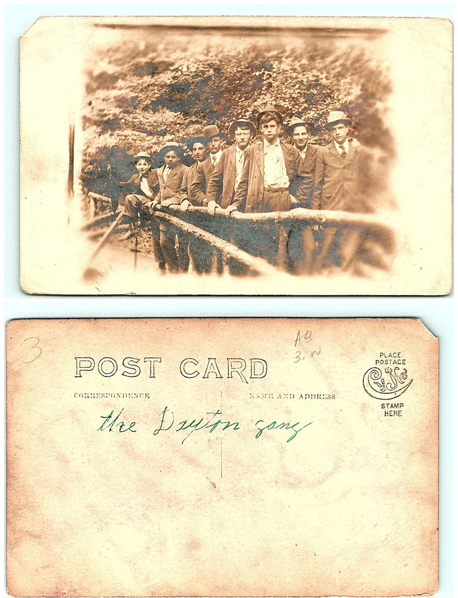 S02-6054, THE DAYTON GANG, C1910S, *REAL POHTO POSTCARD | eBay