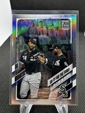 2021 Topps #14 Do it for the Fans! Eloy Jimenez Luis Robert Rainbow Foil D4