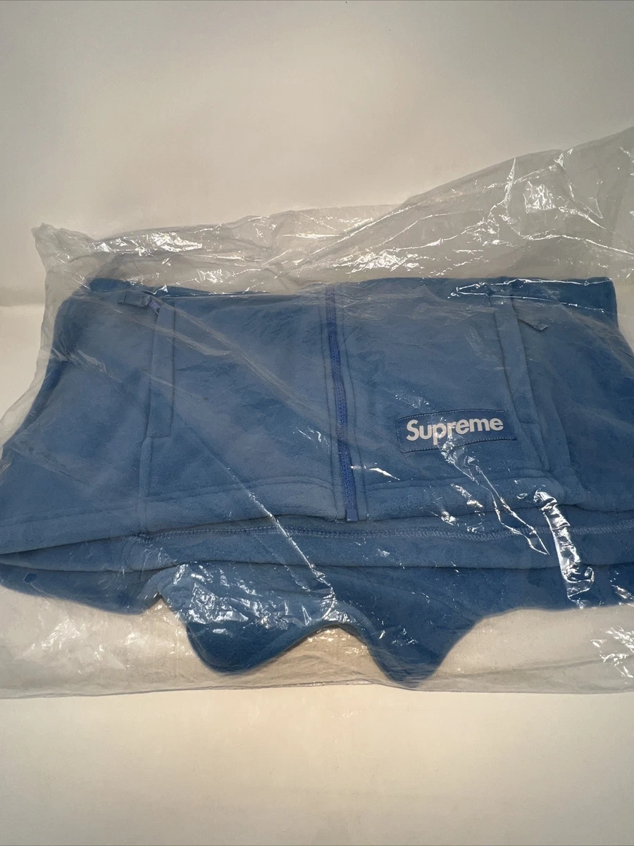 Supreme/Polartec Zip Fleece Jacket Large New Dusty Teal