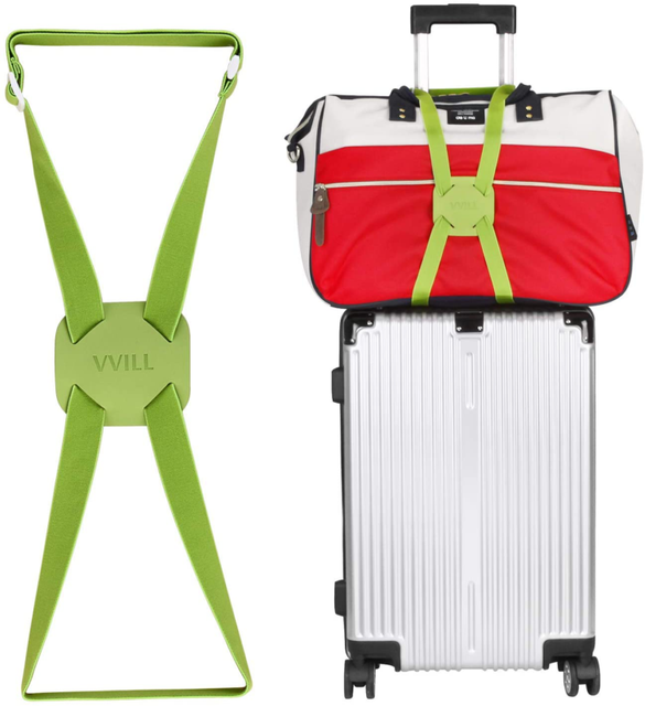 VVILL Bag Bungee, Luggage Straps Suitcase Adjustable Belt Lightweight