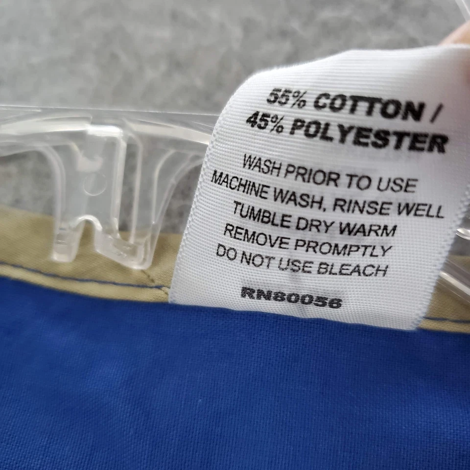 Blusa Médica Medline para Hombres XL Azul Bolsillos Manga Corta Cuello en V AngelStat LEER Foto 4 de 4