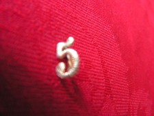 CHIFFRE DE KEPI  MILITAIRE 09  mm     n 5