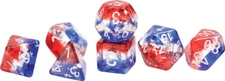 SDZ0005-05 Sirius Dice RPG Dice Set (7): Star Spangled Banner