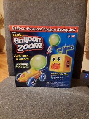 Amazing Balloon Zoom Balloon-Powered Flying & Racing Set As Seen on TV brand new