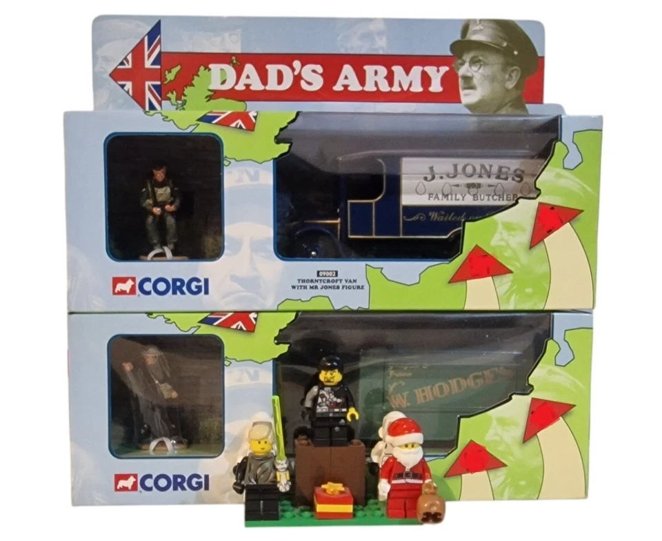 Dad's Army Bedford O Series Van & Hodges & Thornycroft Van & Jones CORGI set - Image 2 of 4