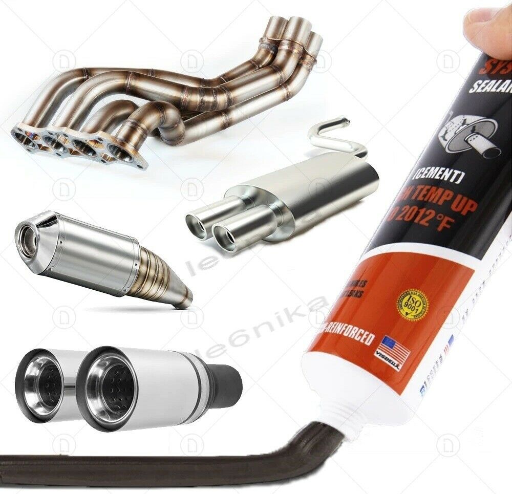 High Temperature Sealant Car Exhaust Pipe Tailpipe Muffler Motorcycle