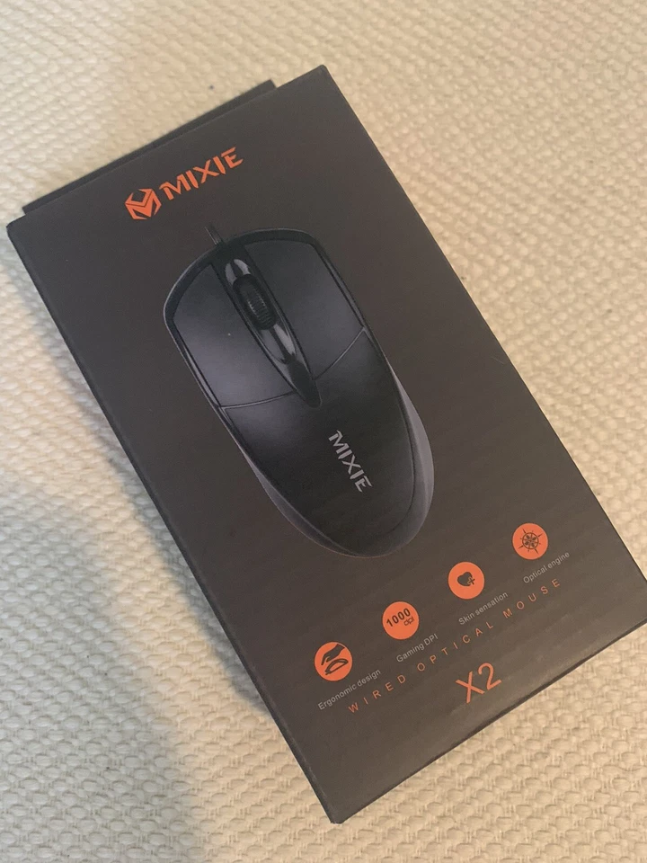 Mouse Optico Usb 3d Mixie X2 Ergonomico 1000 Dpi Laptop Pc - Image 4 of 4