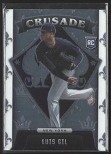 2022 Panini Chronicles #7 Luis Gil Crusade New York Yankees Rookie