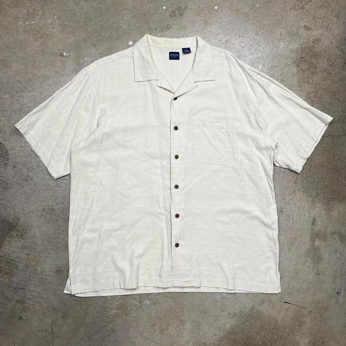 Arrow Silk Casual Button-Down Shirts for Men for sale | eBay