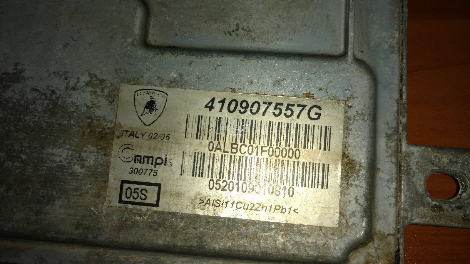 LAMBORGHINI MURCIELAGO COMPUTER ECU ENGINE CONTROL UNIT OEM 410907557G