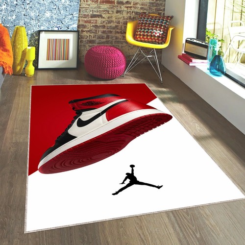 Sneakers Shoes Rug, Basketball Decor Shoes Rug, American Rug, American Sport Rug - Picture 3 of 13