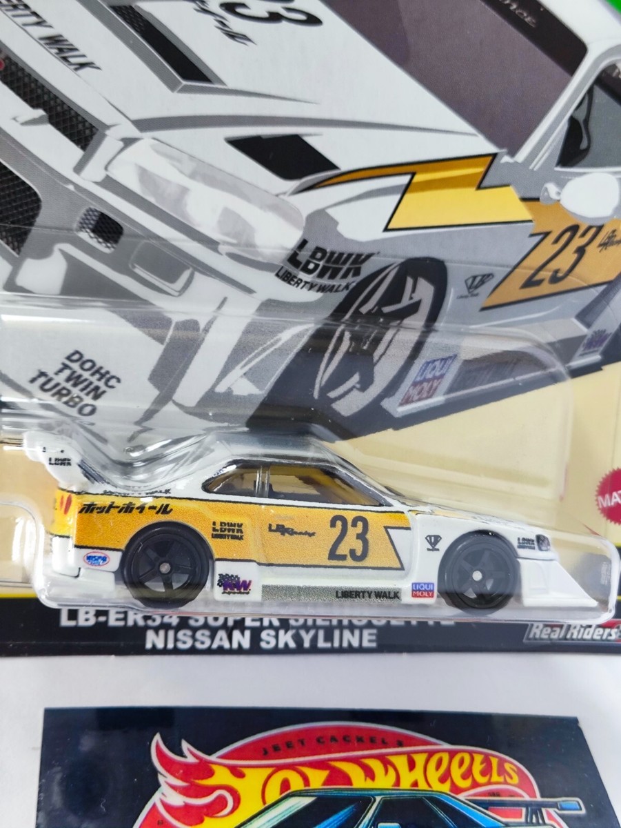 【10 pieces】 LB-ER34 SKYLINE Hot Wheels Hot Wheels 2025 Silhouettes LB-ER34 Super Silhouette Nissan