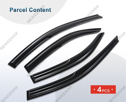 For 02-06 Toyota Camry Window Visor Vent Rain Sun Deflector Guard 4Pc Set - 第 2/21 張圖片
