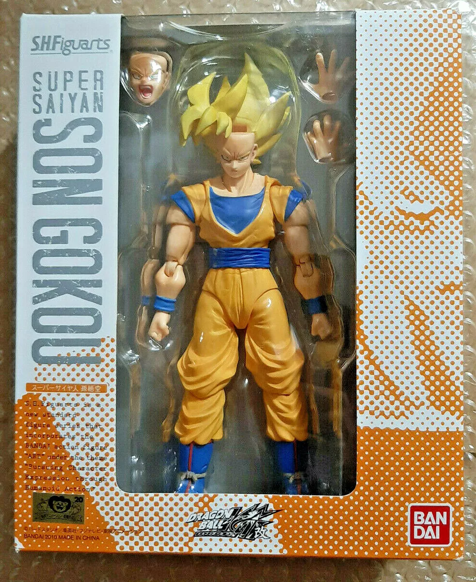  Bandai Tamashii Nations S.H. Figuarts Super Saiyan God Son Goku  Dragon Ball Super Action Figure : Toys & Games