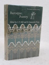 BAROQUE POETRY J.P. Hill & E. Caracciolo-Trejo 1975 Multi-lingual