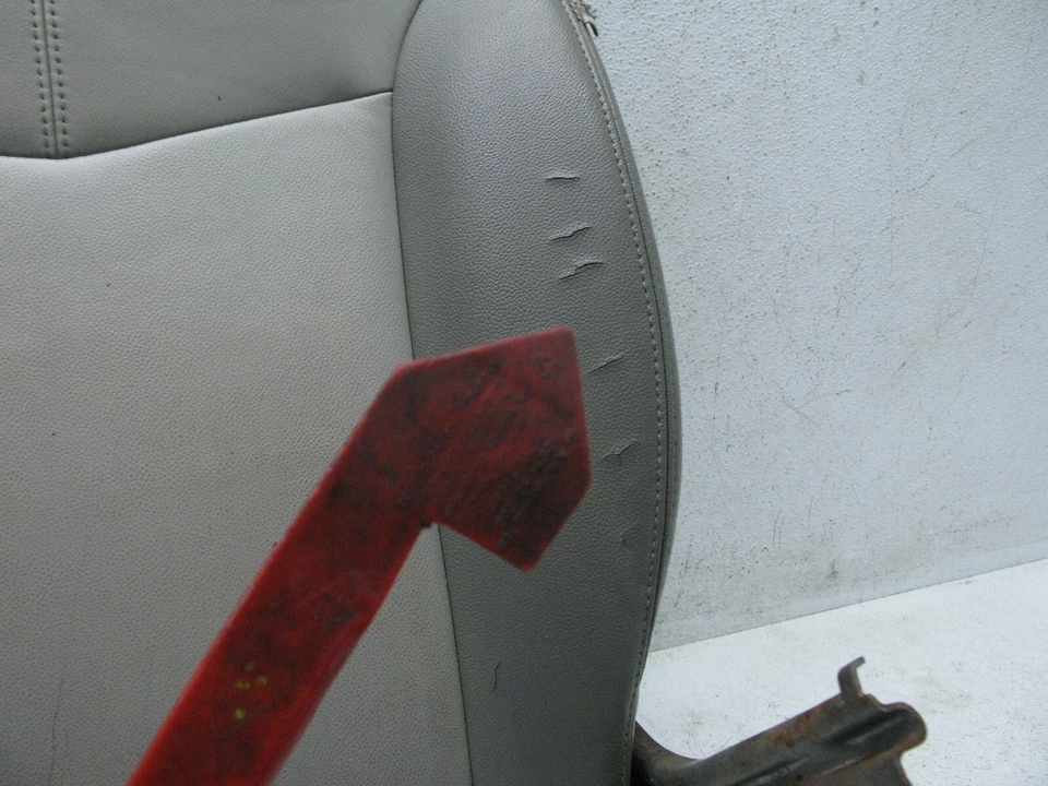 2008-2010 CHRYSLER SEBRING (КАБРИОЛЕТ) ПЕРЕДНИЙ ВОДИТЕЛЬ ЛЕВЫЙ ВЕРХНЕЕ СИДЕНЬЕ КОЖИ - Изображение 3 из 4