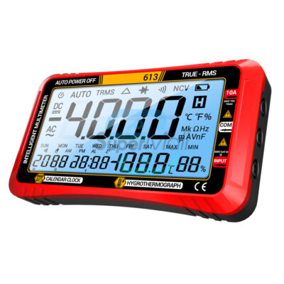 ANENG 612/613 Intelligent Digital Multimeter Calendar/ Thermohygrometer 3-in-1