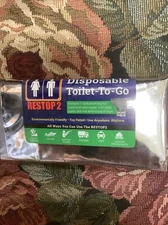 Portable Toilet Solid (Poop) and Liquid (Pee) Leak Proof Waste Bag - To...