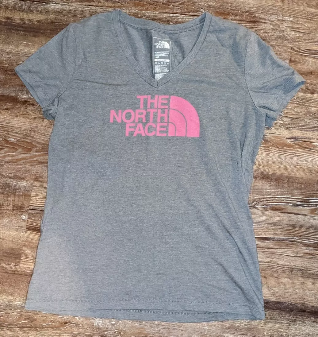 The north face women's v neck t shirt sale