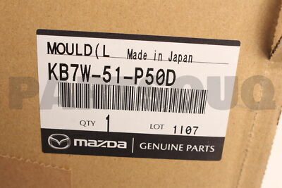 KB7W51P50D Genuine Mazda MOULD(L),SIDE STEP KB7W-51-P50D | eBay