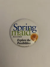 Spring Maid Wal Mart Pin Back Button P6