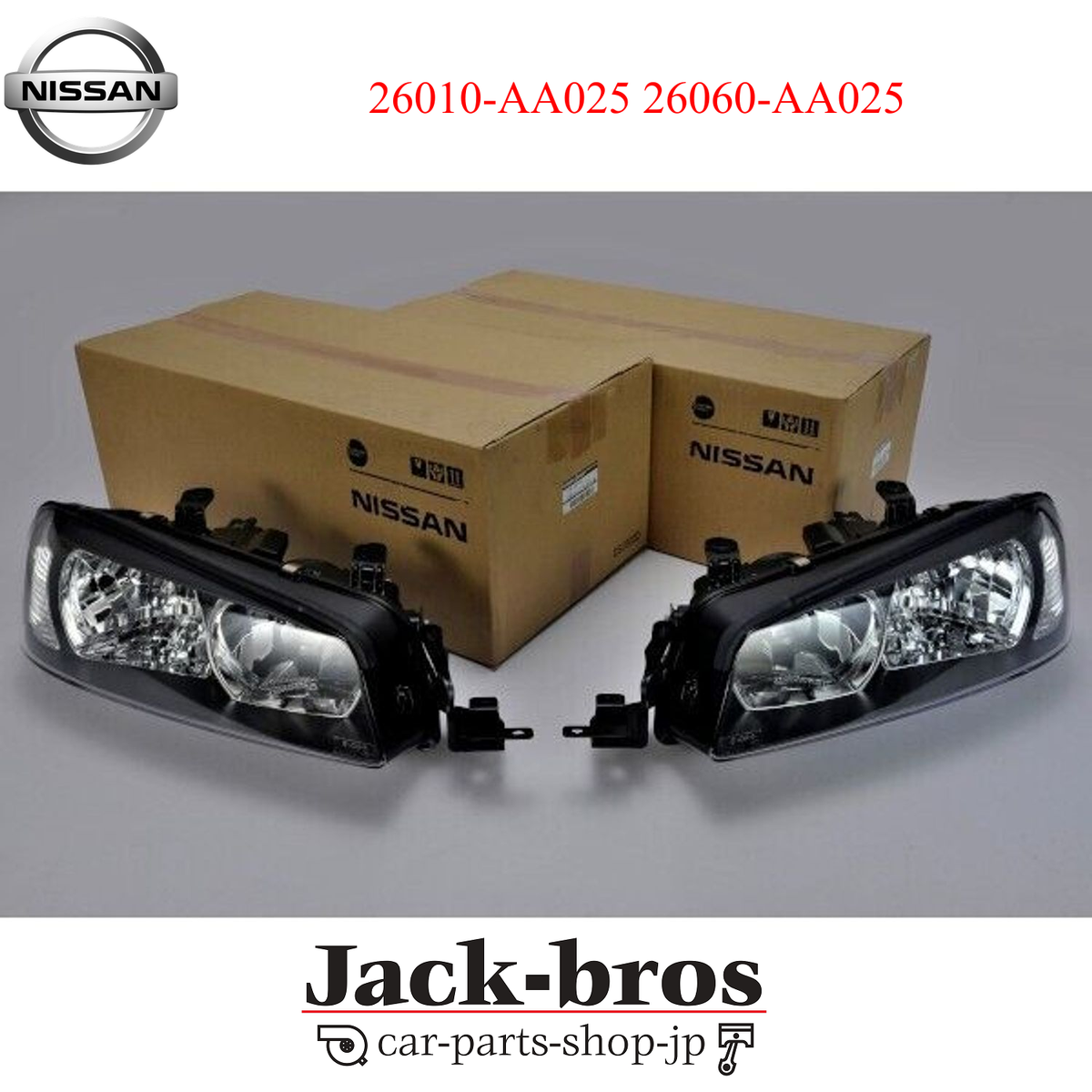Nissan Genuine Skyline R34 GTR Halogen Head Lights Kit 26010-AA025