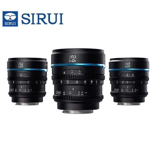美品 SIRUI Night Walker 24/35/55 Sony E SIRUI Night Walker 16/24/35/55/75mm T1.2 S35 Cine Lens f/SONY E FX