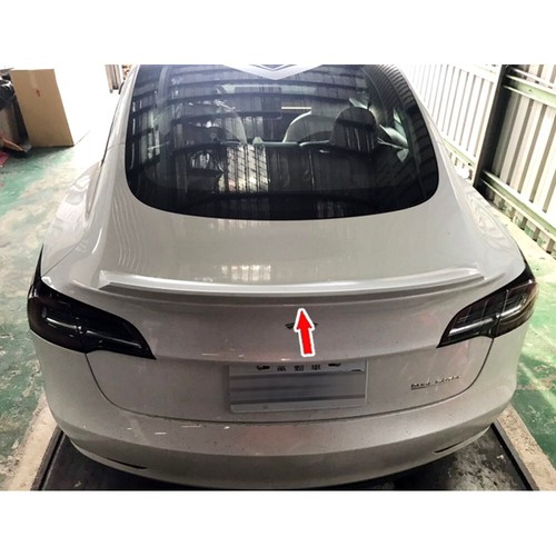 Painted Fit For Tesla Model 3 4D Sedan High Kicks Rear Trunk Spoiler 2019 - Picture 10 of 12