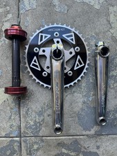 Vintage Azonic 454 170mm Chromoly Cranks Chrome Sealed Bottom Bracket Bmx Mtb Vintage Azonic 454 170mm Chromoly Cranks Chrome Sealed Bottom Bracket Bmx Mtb