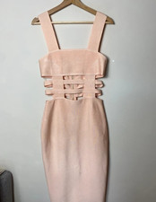 House of CB Yarol Dress Pink Bandage Dress Body Con Size Medium