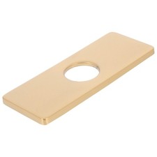 Durable Faucet Hole Cover Stainless Steel Golden Kitchen Sink Plate