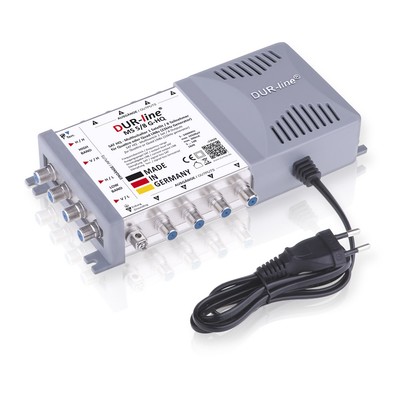 DUR-line MS 5/8 G-HQ Multischalter - 1 Sat/8 Teilnehmer, stromspar Netzteil