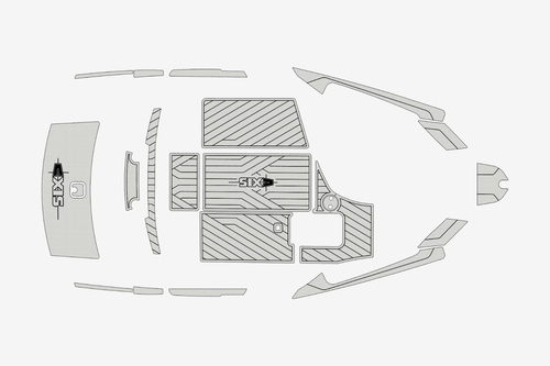 2009-2014 Axis A22 B Marine teak deck EVA Foam Boat flooring - 第 11/13 張圖片