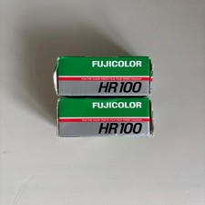 Fuji Fujicolor HR100 colour negative 120 film x 2. Still in sealed boxes.