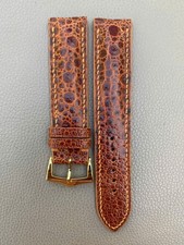 Brown Genuine leather Watch Strap Band Size 14 16 17 18 19 20 21 22 23 24 25 26