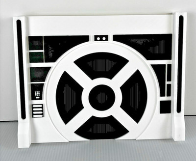 3D Printed Space Station Diorama Wall Display 6'' Figures Sci-Fi Scene Backdrop 