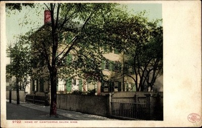 Ak Salem Massachusetts USA, Heimat von Hawthorne - 10797001