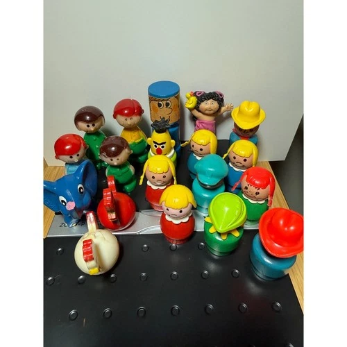 Lot of Vintage Fisher Price Little People and Misc. Figures