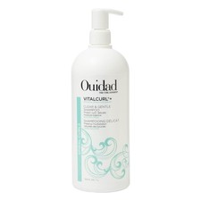 OUIDAD Vitalcurl+ Clear Gentle Shampoo Liter Size, 33.8 oz.