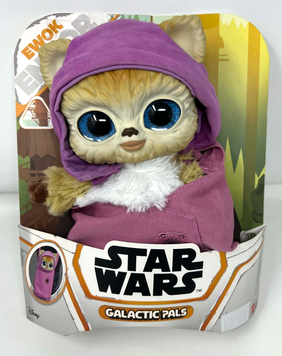 Star Wars Galactic Pals Endor Ewok Plush Figure with Satchel
