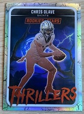 Panini Rookies & Stars 2025 Thrillers Prizm #14 Chris Olave New Orleans Saints