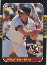 1987 Donruss Wally Joyner Rookie Card #135. rookie card picture