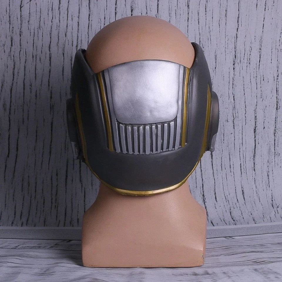 Star Lord LED Helmet Cosplay Superhero Star Lord Quill LED Mask Props Latex - Image 3 of 4