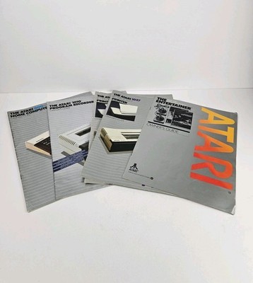 Atari Manual Lot- 1027 Printer 1010 Program Recorder 800XL Home Computer 400