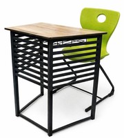 Modernes SchulmöBel Set Mit Stabiler Schulbank Und Ergonomischem Stuhl