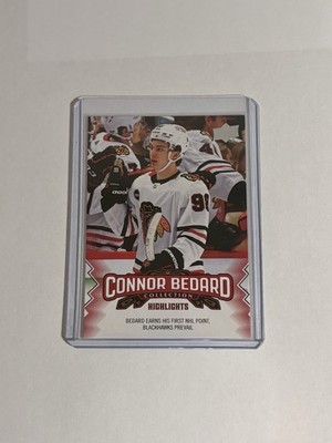 2023-24 Upper Deck Connor Bedard Collection First NHL Point #11