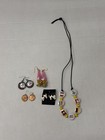 5-Piece Novelty Jewelry Lot Flags Snoopy Troll Cow Penny Earrings — photo 1